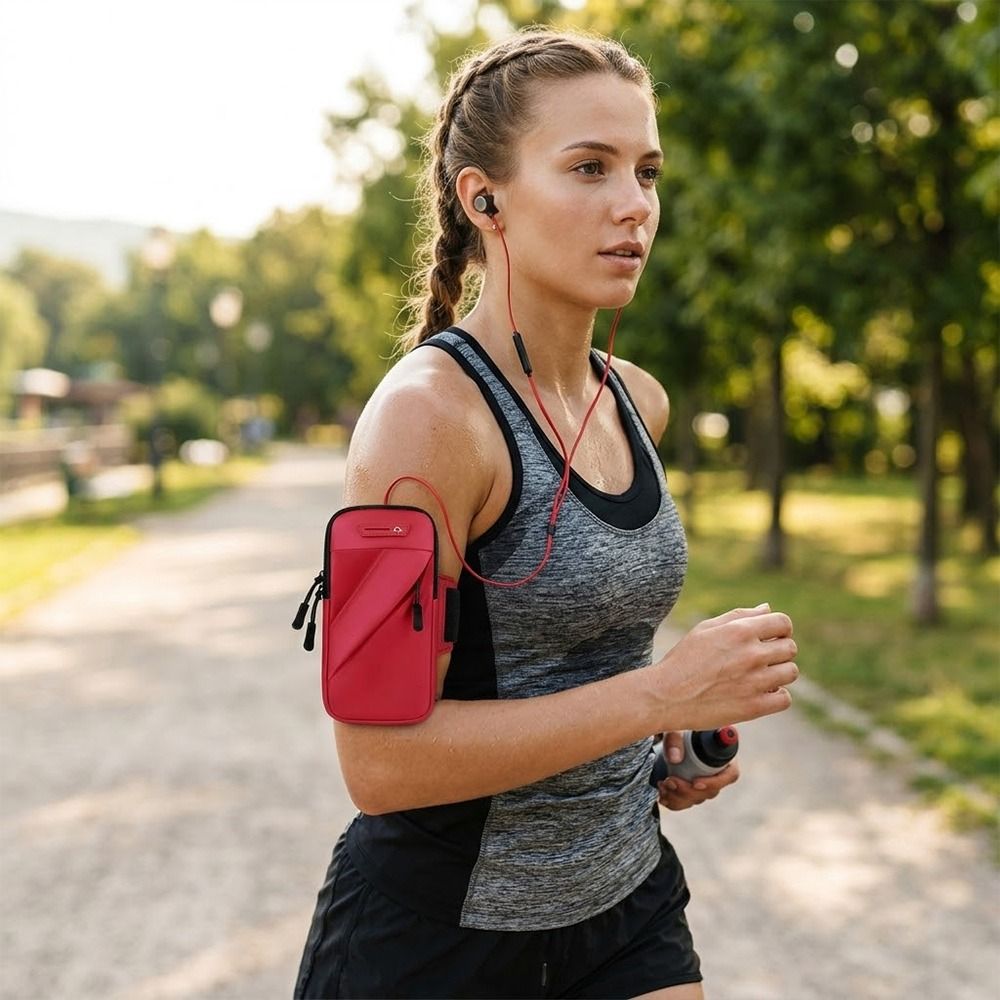 Running Gear Gifts - กระเป๋าใส่โทรศัพท์อเนกประสงค์สำหรับวิ่ง กระเป๋าคาดแขนแบบครอสบอดี้ กระเป๋าขนาดเล็กพกพาสำหรับกิจกรรมกลางแจ้ง