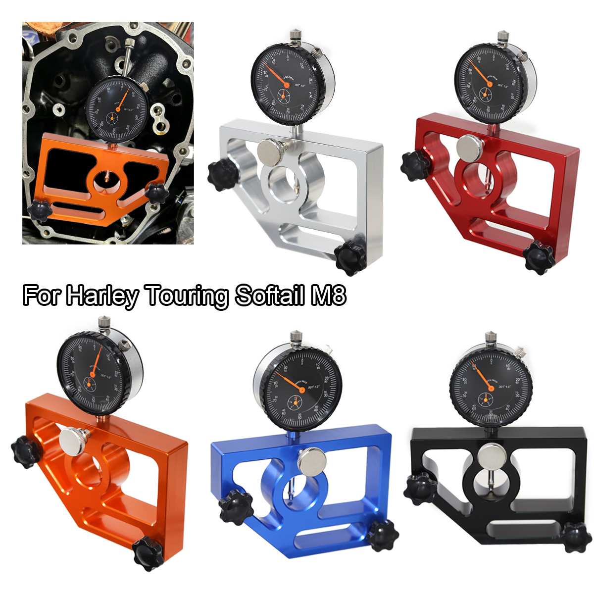 Running Gear Engine - เครื่องมือวัดระยะห่างของเฟืองท้ายเพลาพินชั่นสำหรับฮาร์เลย์ M8 ทัวริ่ง ซอฟเทล ปี 2018-2025
