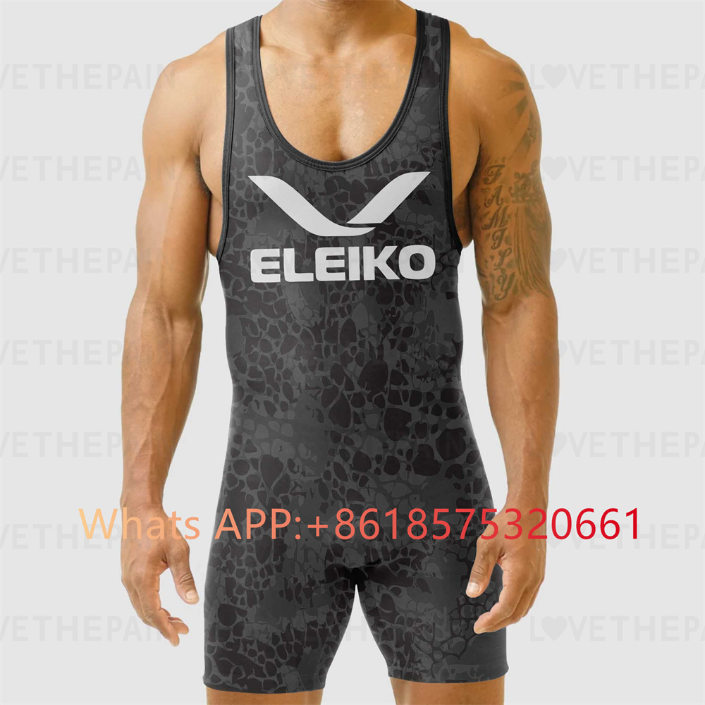 Running Gear Train - ELEIKO Mens มวยปล้ําชุดขั้นสูงเสื้อกล้ามเสื้อผ้ารถไฟมวยปล้ําเกียร์วิ่ง Speedsuit Sportwear Boxing