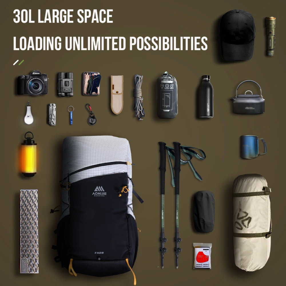 AONIJIE 2026 กระเป๋าเป้เดินป่า - Running Gear Bag For Men บทวิจารณ์และราคา