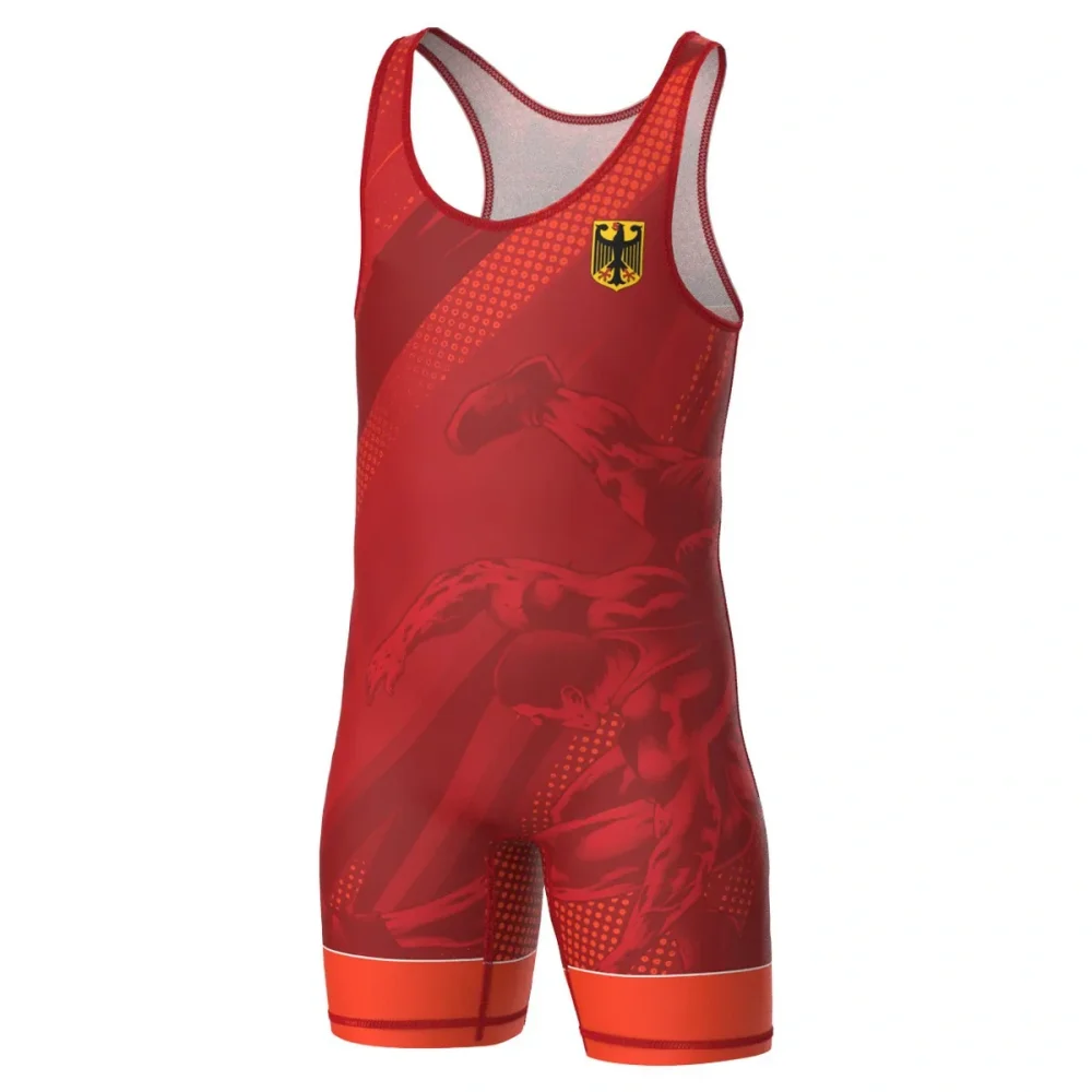 Mens มวยปล้ําชุดขั้นสูงเสื้อกล - Running Gear Train บทวิจารณ์และราคา