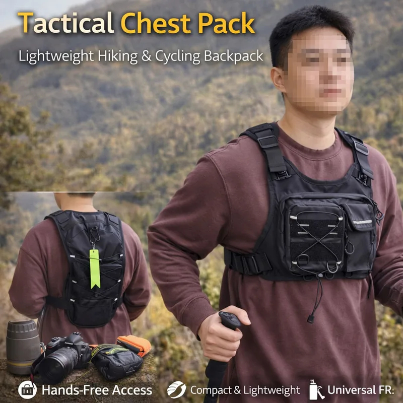 กระเป๋าคาดอกแบบยุทธวิธีรุ่นใหม - Running Gear Bag For Men บทวิจารณ์และราคา