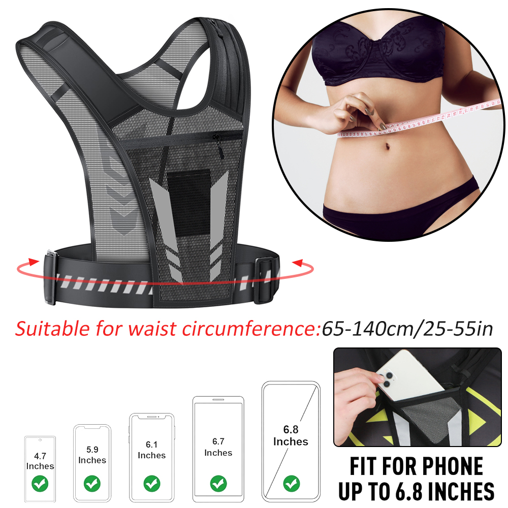 1 PC Running Vest ผู้ถือโทรศัพ - Running Gear Train บทวิจารณ์และราคา