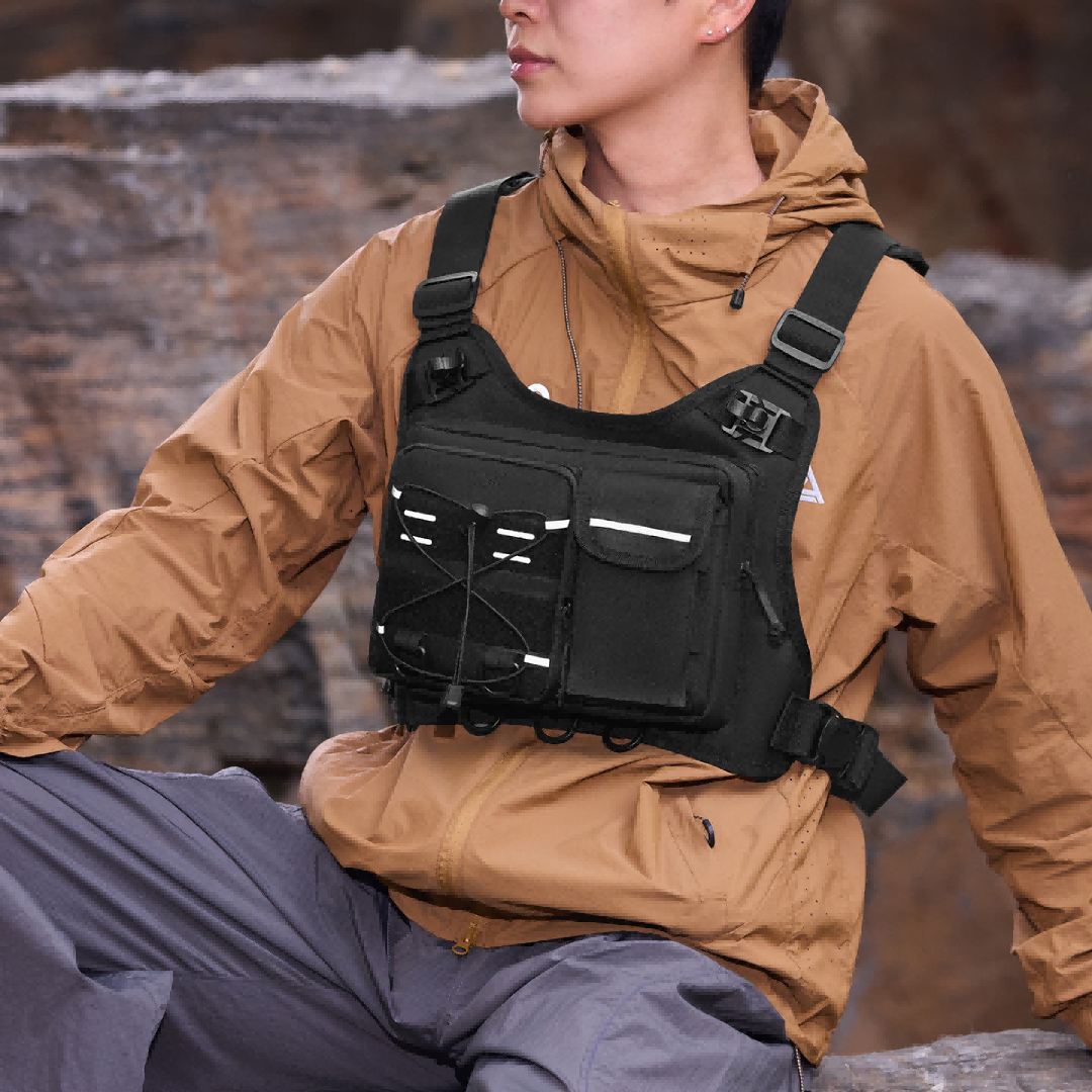 กระเป๋าคาดหน้าอกอเนกประสงค์ เส - Running Gear Bag For Men บทวิจารณ์และราคา