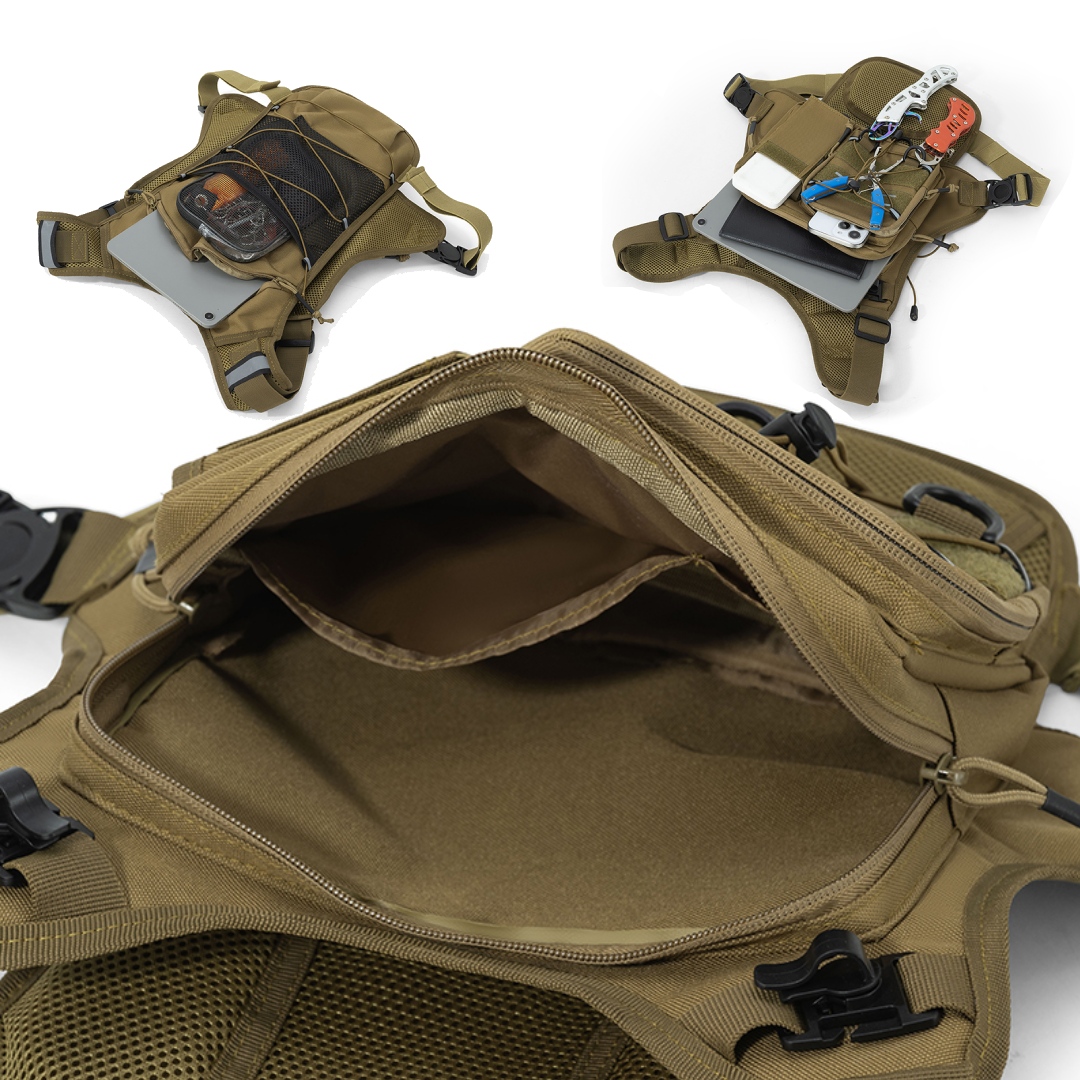 กระเป๋าคาดหน้าอกอเนกประสงค์ เส - Running Gear Bag For Men บทวิจารณ์และราคา
